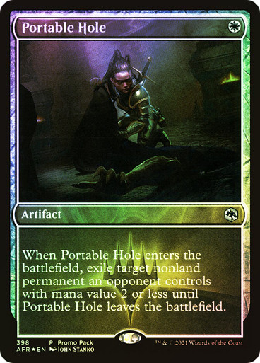 Portable Hole Adventures in the Forgotten Realms Promo Foil  Version en Español