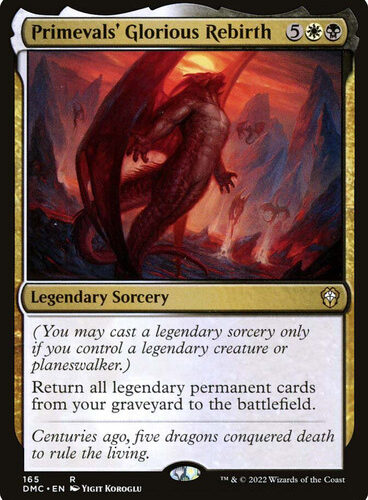 PrimevalsGloriousRebirth__96778 Primevals' Glorious Rebirth Dominaria United Commander