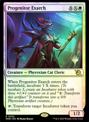 Progenitor Exarch March of the Machine Promo Foil