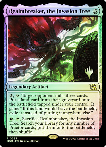RealmbreakerTheInvasionTree__66179 Realmbreaker, the Invasion Tree March of the Machine Promo Foil