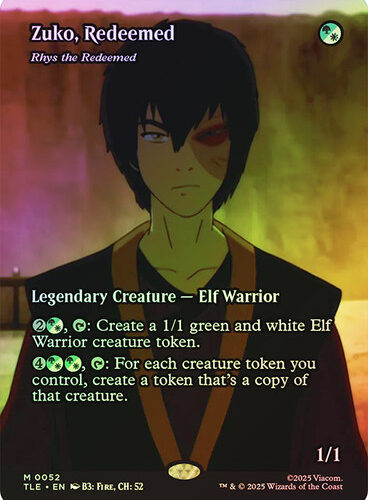 RhysTheRedeemed052__07681 Rhys the Redeemed Zuko, Redeemed Avatar: The Last Airbender Eternal Foil