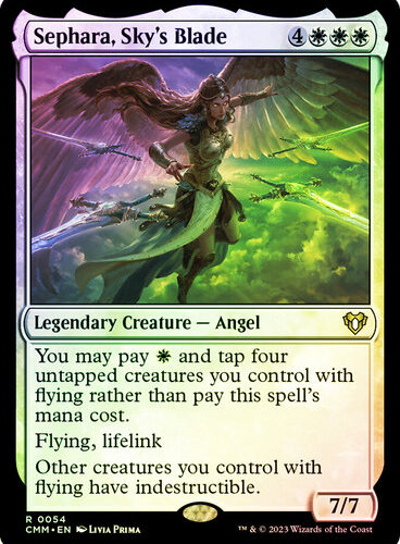 Sephara, Sky's Blade Commander Masters Foil Version en Español