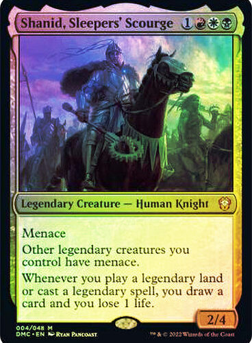 ShanidSleepersScourge__14038 Shanid, Sleepers' Scourge Dominaria United Commander Foil