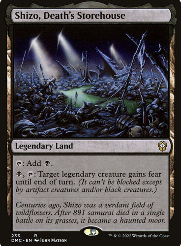 ShizoDeathsStorehouse__92013 Shizo, Death's Storehouse Dominaria United Commander