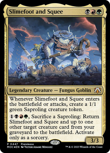 Slimefoot and Squee Prerelease Promo