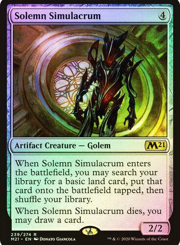 Solemn Simulacrum Core Set 2021 Foil