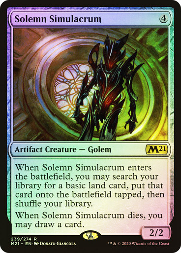 Solemn Simulacrum Core Set 2021 Foil