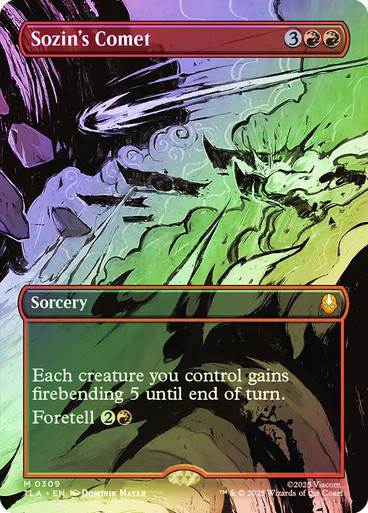 Sozin's Comet (#309) Avatar: The Last Airbender Foil