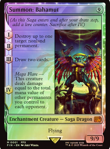 Summon: Bahamut FINAL FANTASY Foil
