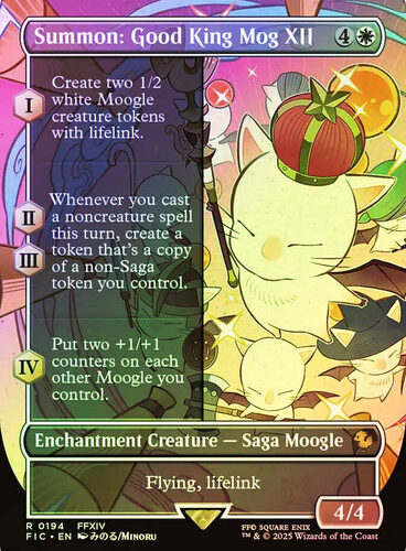 Summon: Good King Mog XII FINAL FANTASY Commander Foil