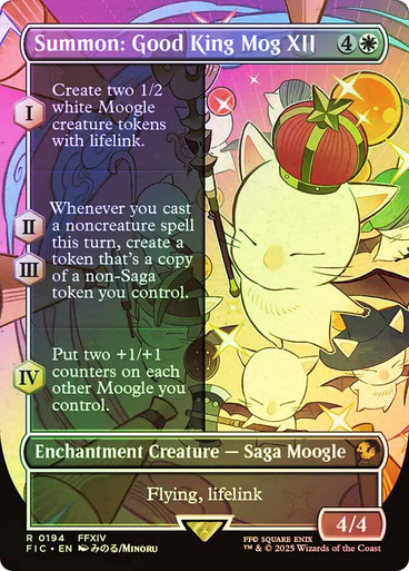 Summon: Good King Mog XII FINAL FANTASY Commander Foil