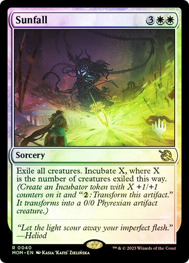 Sunfall March of the Machine Promo Foil