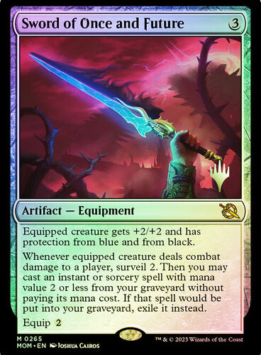 Sword of Once and Future March of the Machine Promo Foil
