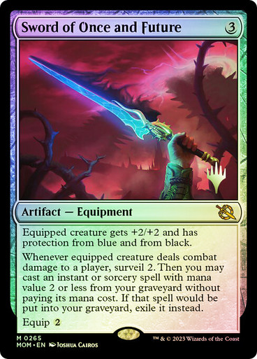 Sword of Once and Future March of the Machine Promo Foil