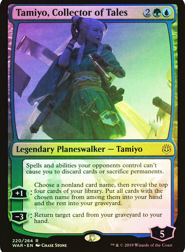 Tamiyo, Collector of Tales War of the Spark Promo Foil