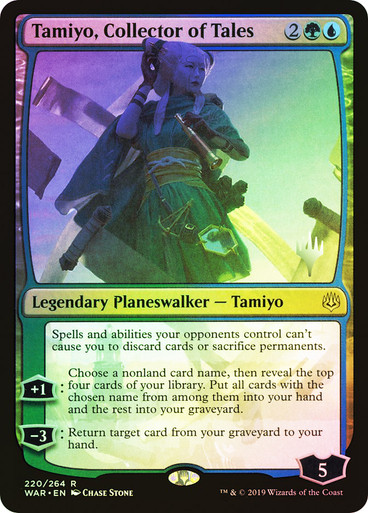 Tamiyo, Collector of Tales War of the Spark Promo Foil