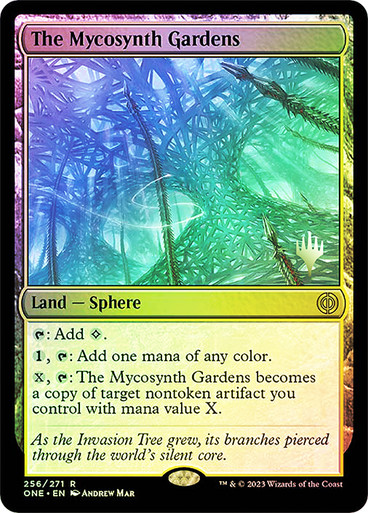 The Mycosynth Gardens Phyrexia: All Will Be One Promo Foil
