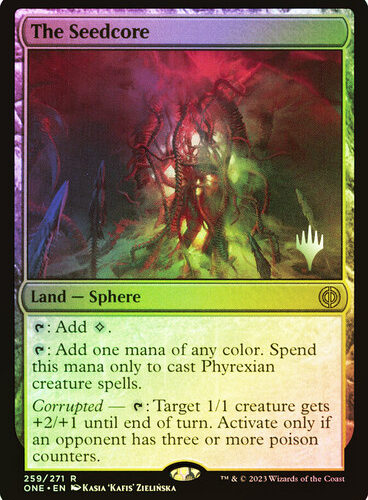 The Seedcore Phyrexia: All Will Be One Promo Foil