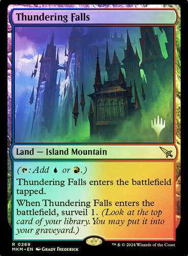 Thundering Falls Murders at Karlov Manor Promo Foil Version en Español