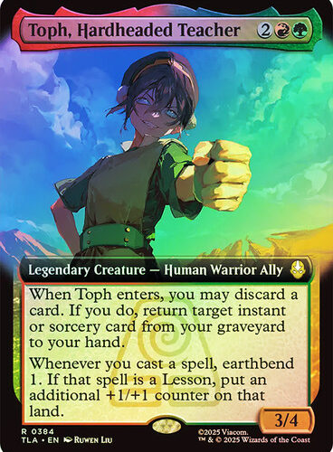 Toph, Hardheaded Teacher Avatar: The Last Airbender Foil