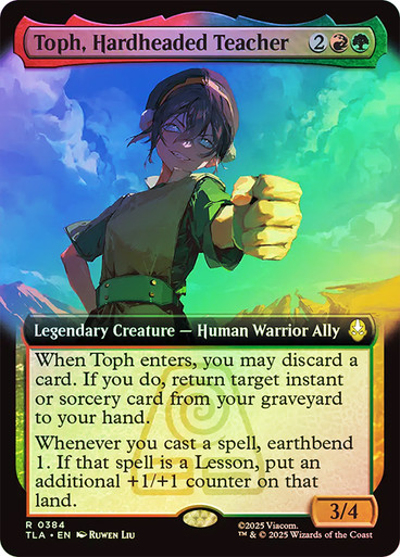 TophHardheadedTeacher384__48492 Toph, Hardheaded Teacher Avatar: The Last Airbender Foil