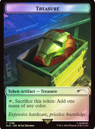 Treasure Token (Marvel) (#1736) Secret Lair Drop Foil