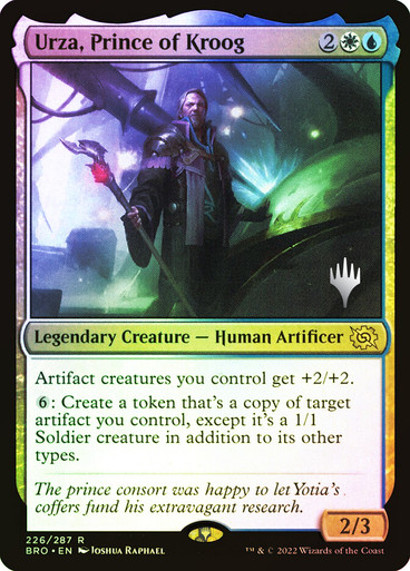 Urza, Prince of Kroog the Brothers' War Promo Foil