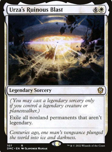 Urza's Ruinous Blast Dominaria United Commander