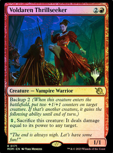 Voldaren Thrillseeker March of the Machine Promo Foil