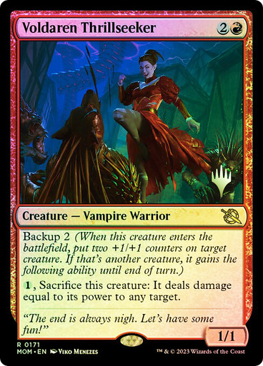 Voldaren Thrillseeker March of the Machine Promo Foil