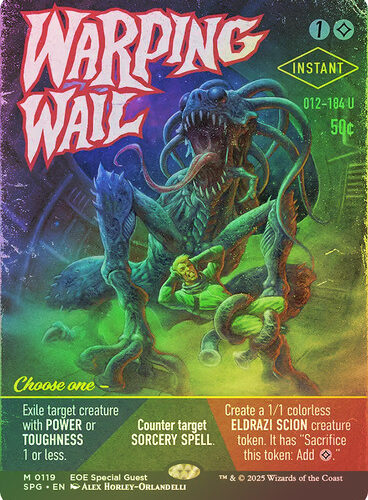 Warping Wail Special Guests Foil