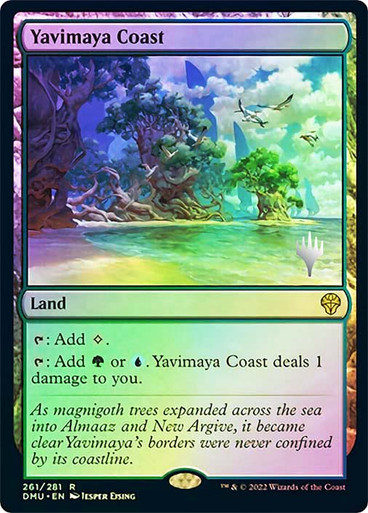 Yavimaya Coast (Promo Pack) (Dominaria United) Promo Foil