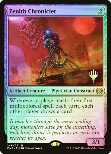 Zenith Chronicler Phyrexia: All Will Be One Promo Foil Version en Español
