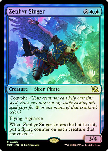 Zephyr Singer March of the Machine Promo Foil