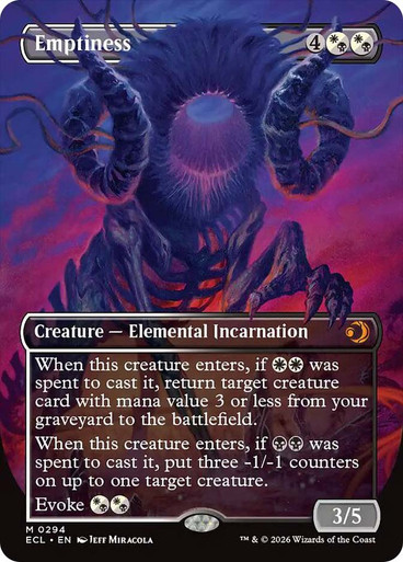 Emptiness Lorwyn Eclipsed Version en Español