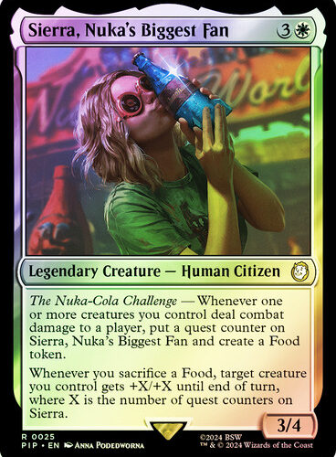 Sierra, Nuka's Biggest Fan