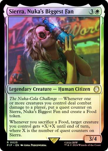 Sierra, Nuka's Biggest Fan