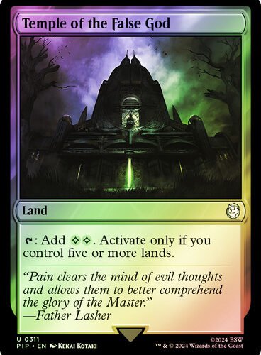 Temple of the False God