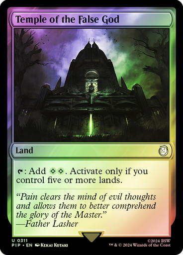 Temple of the False God