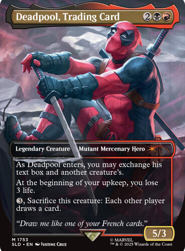 Deadpool, Trading Card
