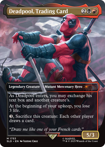 Deadpool, Trading Card