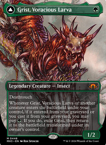 GristVoraciousLarva446__42914 Grist, Voracious Larva // Grist, the Plague Swarm
