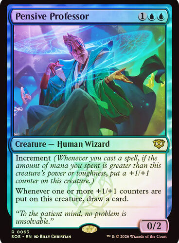 Pensive Professor