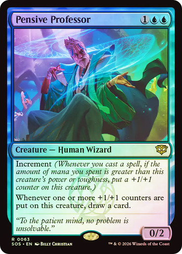 Pensive Professor