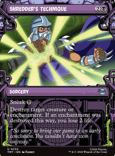 Shredder's Technique