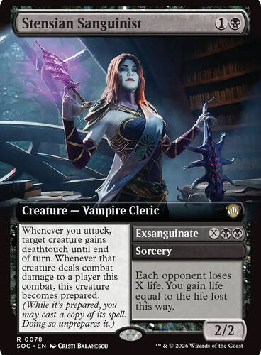Stensian Sanguinist // Exsanguinate