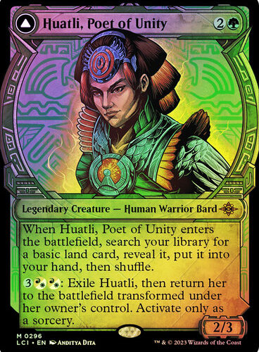 Huatli, Poet of Unity // Roar of the Fifth People
