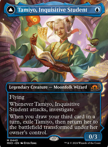 Tamiyo, Inquisitive Student // Tamiyo, Seasoned Scholar
