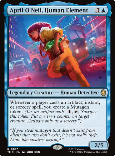 April O'Neil, Human Element