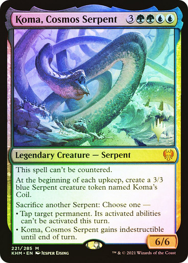 Koma, Cosmos Serpent  Versión en español